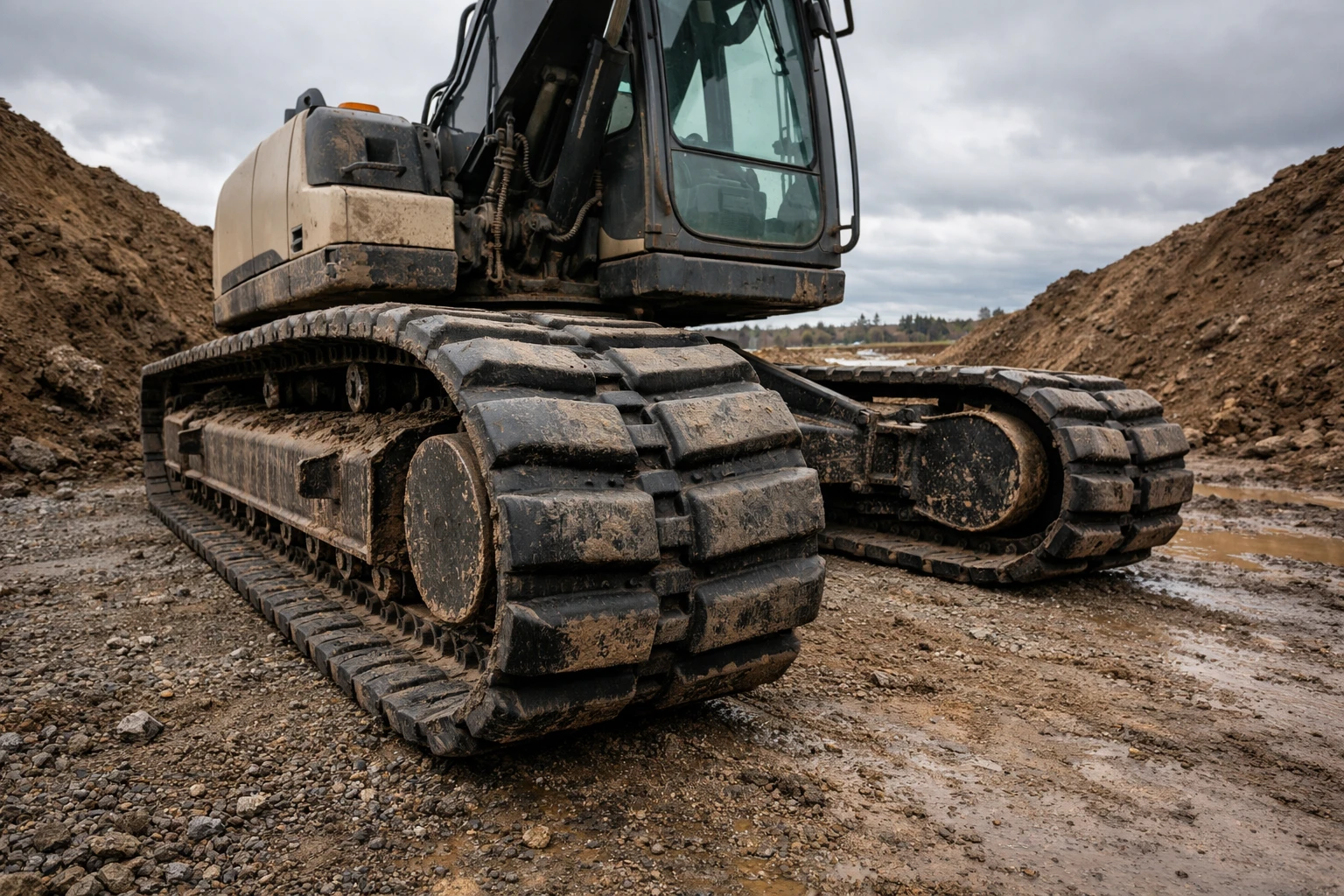 rubber tracks for excavator
