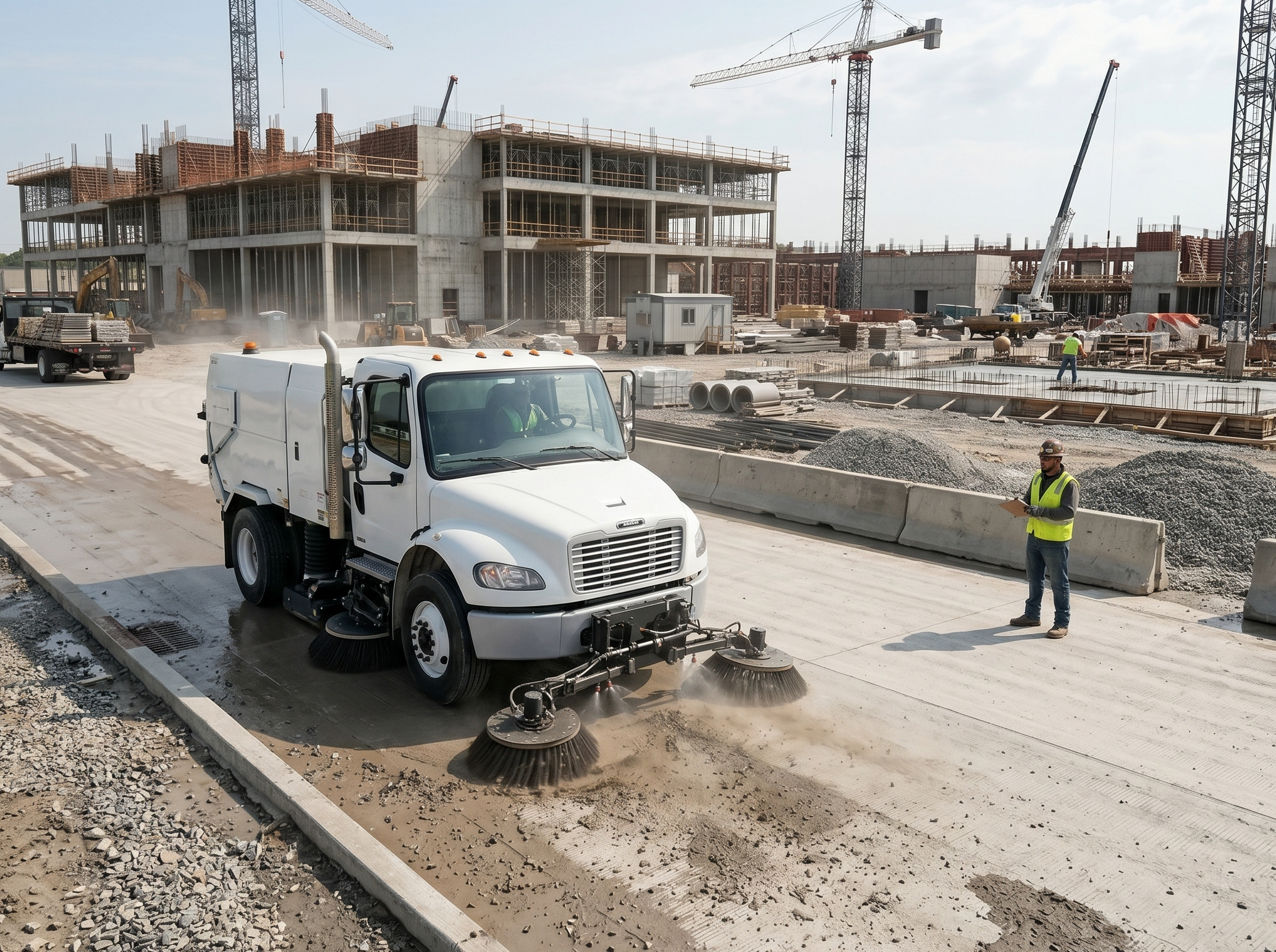 Dust Control Sweeping