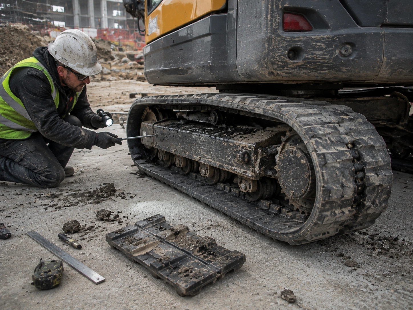 Rubber Tracks on Concrete, Mud or Rock: How Ground Conditions Change Wear
